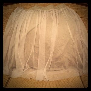 A silver grey skirt from Torrid